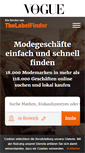 Mobile Screenshot of labelfinder.vogue.de