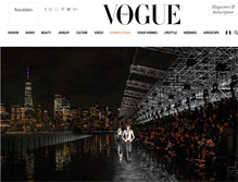 Tablet Screenshot of en.vogue.fr